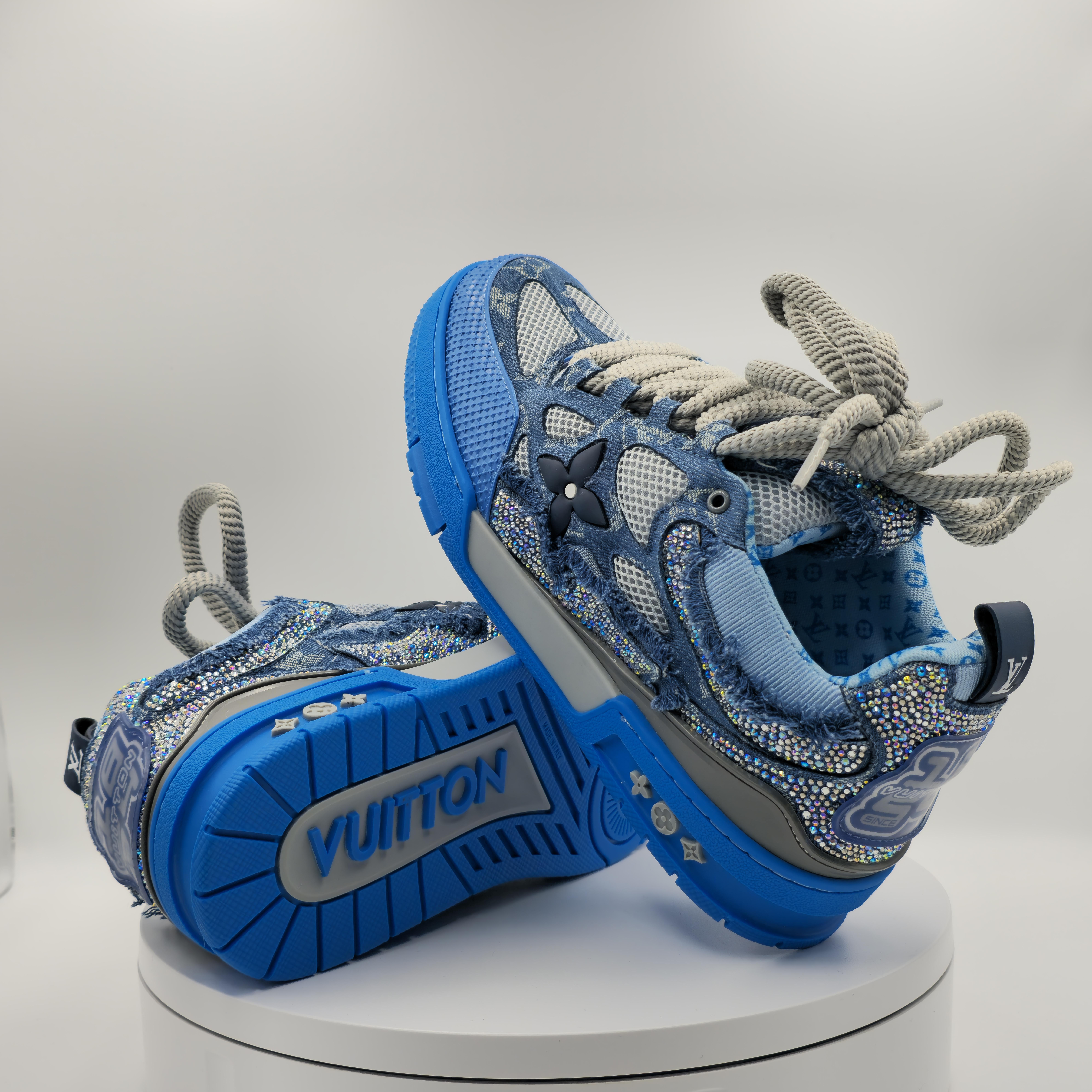 LV Trainer Sneaker Stone