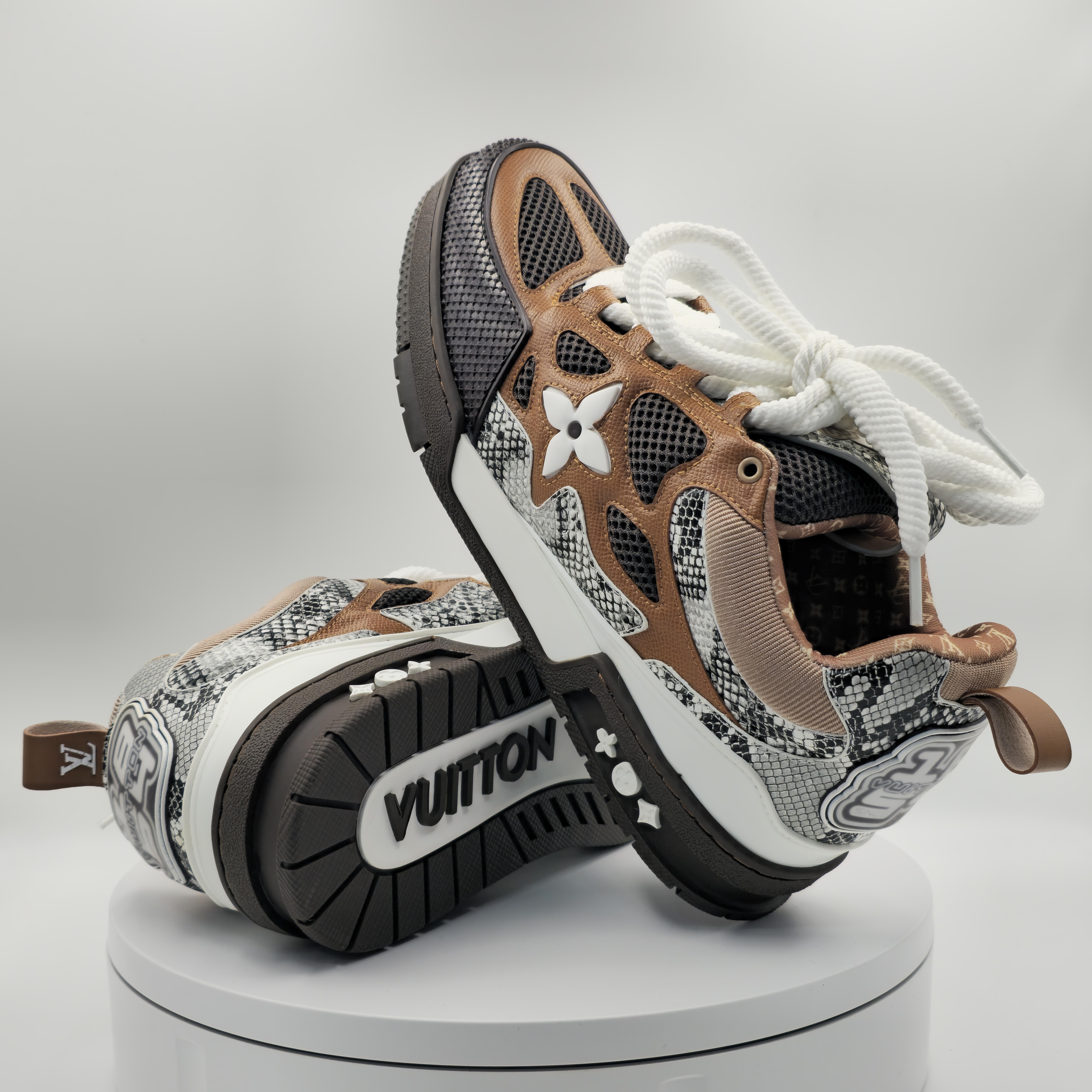 LV Trainer Sneaker Stone